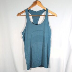 Lululemon Blue Swiftly Tech Crop Racerback Tank Top - Women Size 6